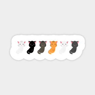 Cat Pack Cute Mini Kittens Magnet