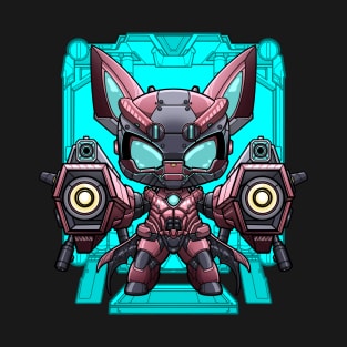 Chibi-Batbot - Robotized Batman T-Shirt