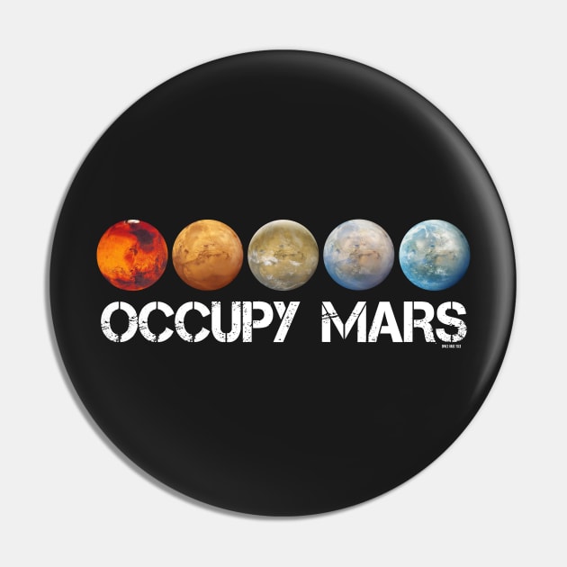 Occupy Mars Terraform Pin by Fuzzy Bear