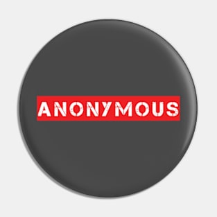 anonymous Pin