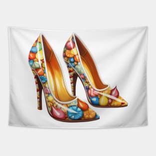 90s Retro Cone Heels Tapestry