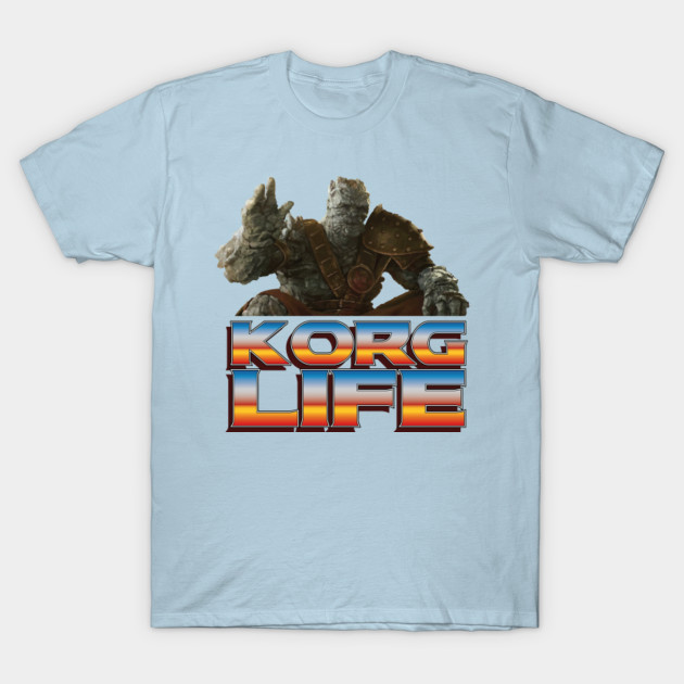Thor Ragnarok - Korg Life - 80's Retro Style - Thor - T-Shirt | TeePublic