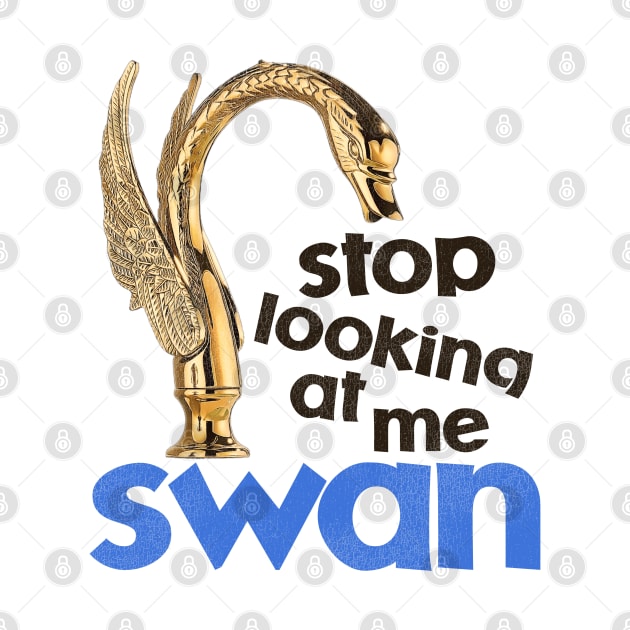 Stop Looking At Me Swan by darklordpug