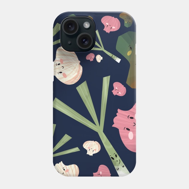 Potato Onion Phone Case by nixsasa