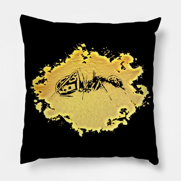 Ant Pillow by Nimmersatt