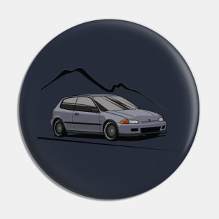 Horizon Grey Civic EG Pin