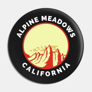 Alpine Meadows Ski Snowboard Mountain California Yosemite - Travel Pin