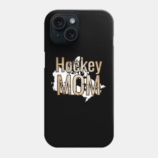 Hockey Mom with Canada and Distressed design Phone Case