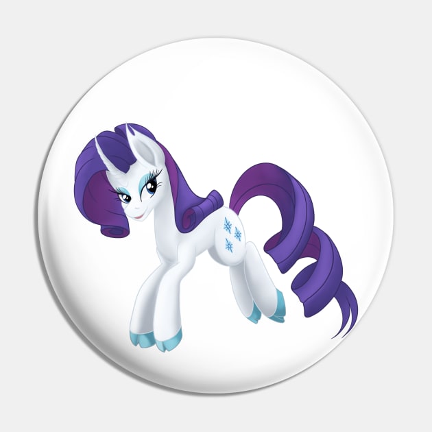 My Little Pony: Friendship is Magic Rarity Pin by Boyanton Designs