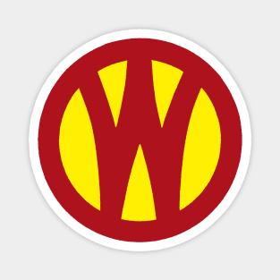 O&W Railroad NYO&W Railway Red & Yellow Logo Magnet