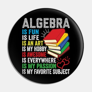 Algebra Pin