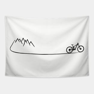 cycling mountain bike mountain biking cyclist MTB Downhill gift Tapestry