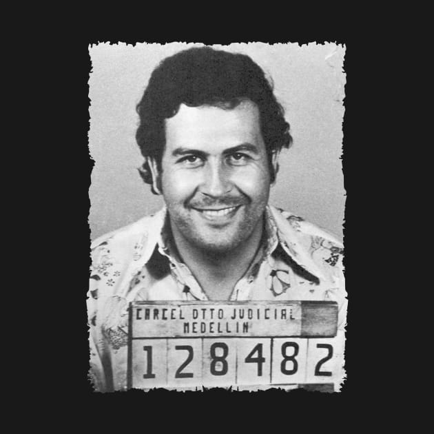 pablo escobar mugshot by The Moon Child