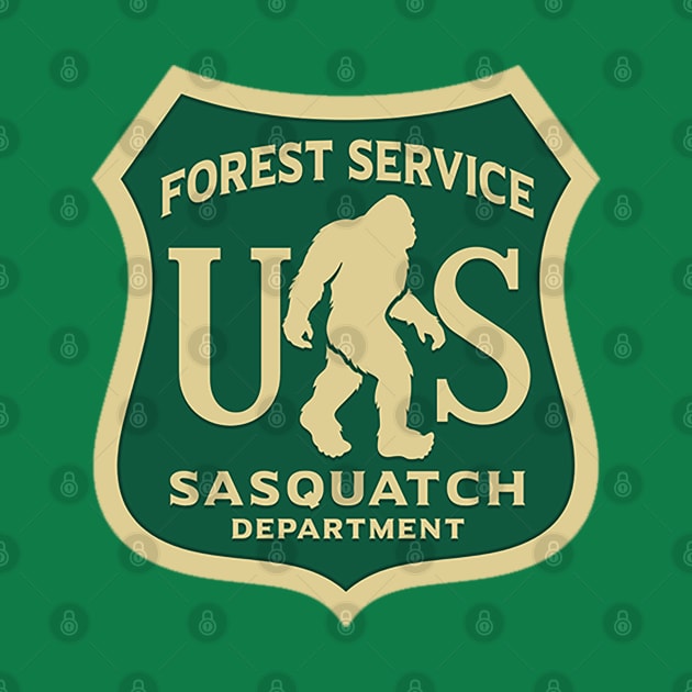 Bigfoot Department - Forrest Service by  The best hard hat stickers 