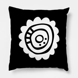 White Flower Shape Pillow