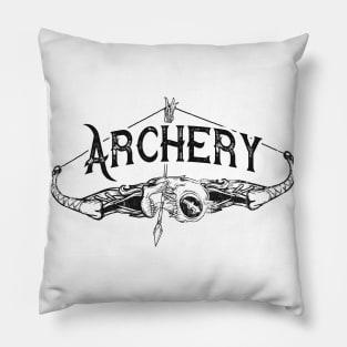 Tattoo Art Bow Archery Pillow