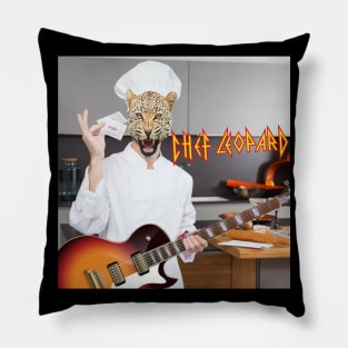 Chef Leopard Pillow