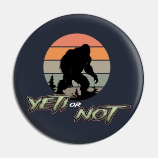 Yeti or Not Pin