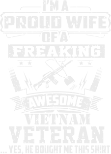 Proud Vietnam Veteran Wife Magnet