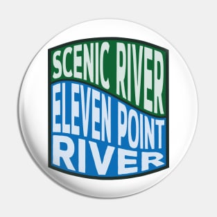 Eleven Point River Scenic River wave Pin