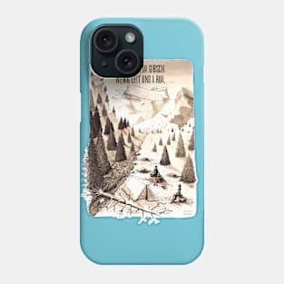 Mountain meditation - resonance Phone Case