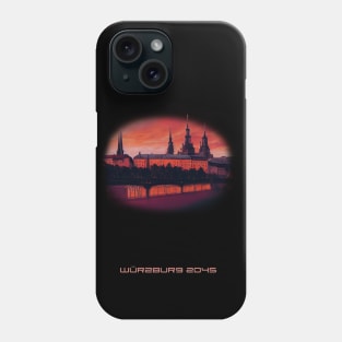 Futuristic Würzburg 2045 Artwork Phone Case