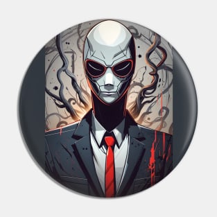 Slenderman Pin