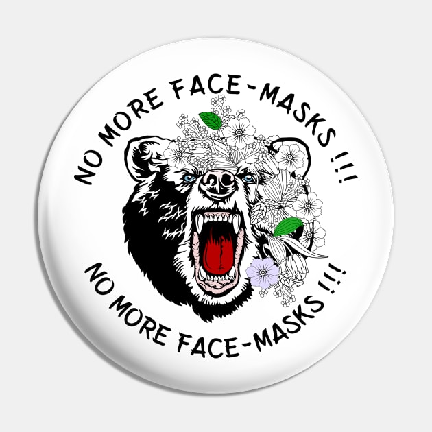 No more Face Masks Pin by Coron na na 