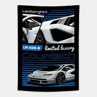 Iconic Countach Car Tapestry