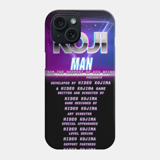 Hideo Kojima Phone Case by VegaNya