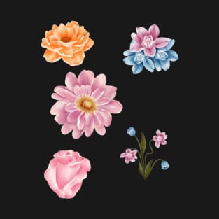 Flowers Sticker pack T-Shirt