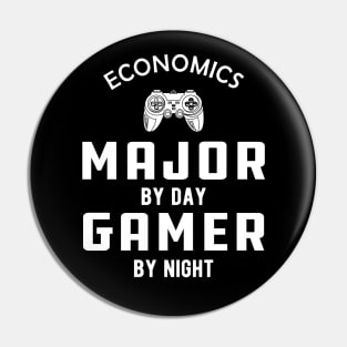 Economics major by day gamer by night Pin