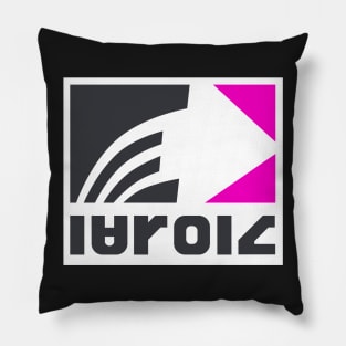 Black Zink Logo Pillow