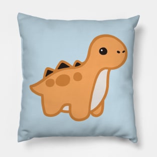 Dino (Orange) Pillow