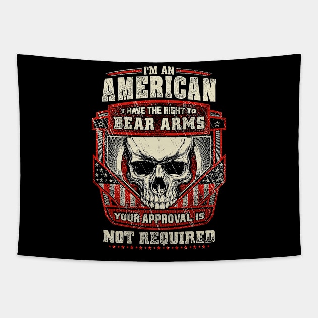 Right to bear arms Tapestry by artística