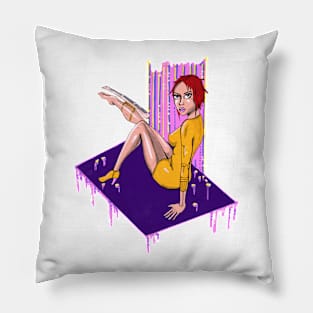 Cyberpunk Girl Pillow