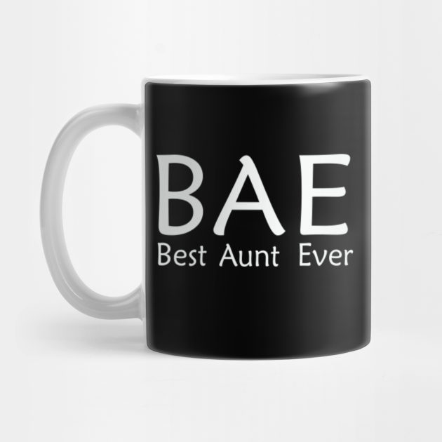 bae best aunt ever mug