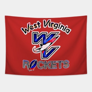 West Virginia Rockets Football Tapestry