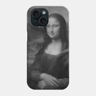 Monna Lisa Changes Expression Interactive Red&Blue Filter T-Shirt Phone Case