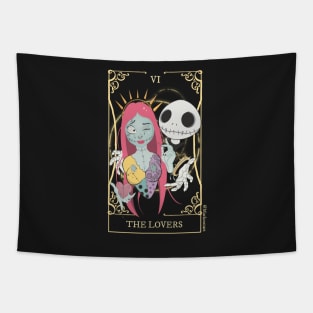 jack and sally nightmare Tapestry