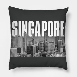 Singapore Cityscape Pillow