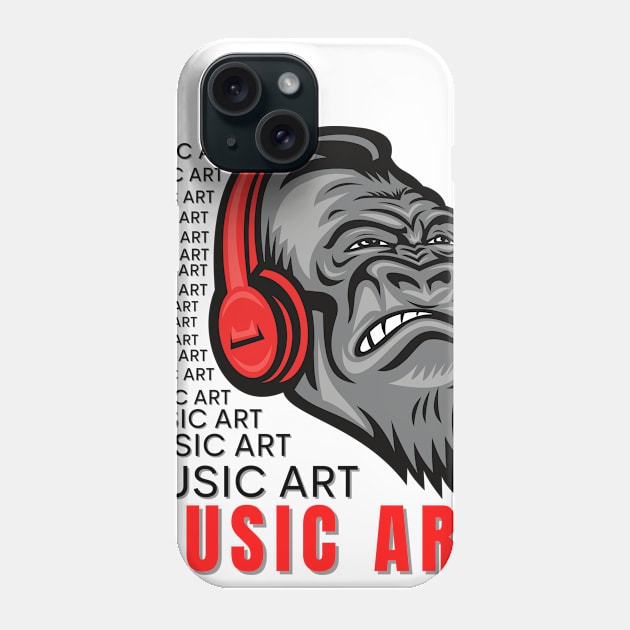 Music art illustration Phone Case by ABCSHOPDESIGN