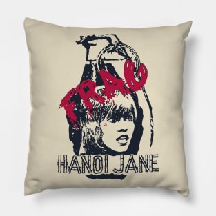 FRAG Jane Fonda Hanoi Vintage War Design Pillow