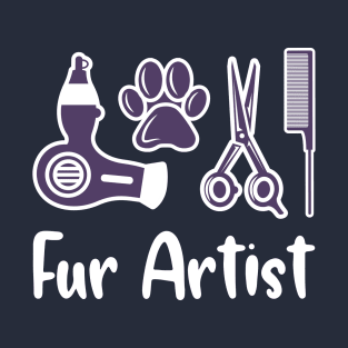 Dog Groomer Gift Fur Artist T-Shirt