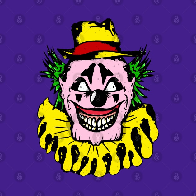 Colorful Crazy Clown by mailboxdisco