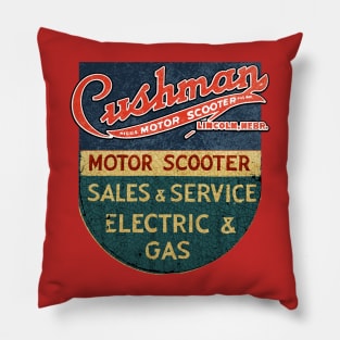 Cushman Vintage electric vehicles USA Pillow