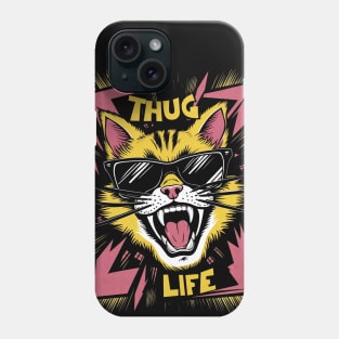 Cat Thug Life Phone Case