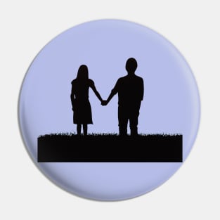 Couple holding hands Pin