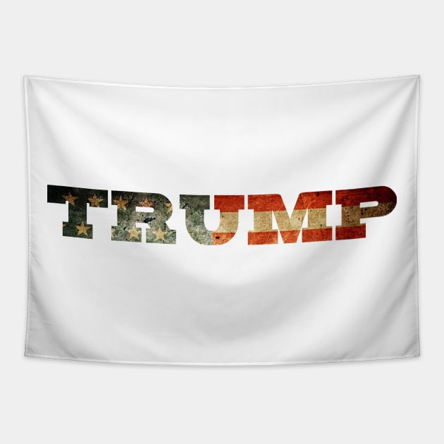 American Patriot Trump Tapestry by GreenGuyTeesStore