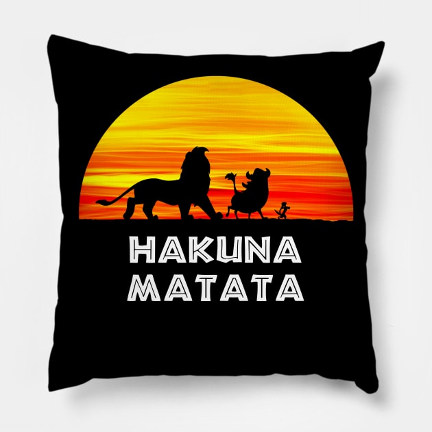 Hakuna Matata Pillow by Mick-E-Mart